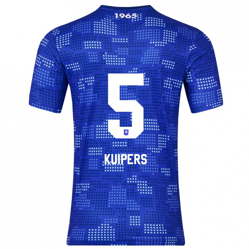 Danxen Kinder Bas Kuipers #5 Blau Himmelblau Auswärtstrikot Trikot 2025/26 T-Shirt Schweiz