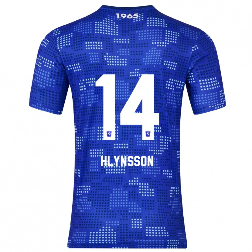 Danxen Kinder Kristian Hlynsson #14 Blau Himmelblau Auswärtstrikot Trikot 2025/26 T-Shirt Schweiz