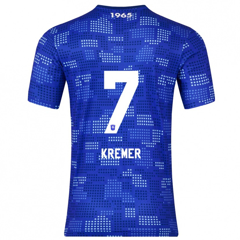 Danxen Kinder Joop Kremer #7 Blau Himmelblau Auswärtstrikot Trikot 2025/26 T-Shirt Schweiz