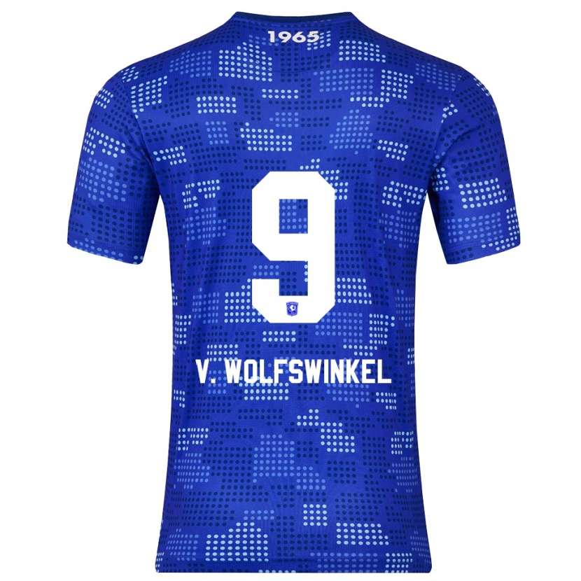 Danxen Kinder Ricky Van Wolfswinkel #9 Blau Himmelblau Auswärtstrikot Trikot 2025/26 T-Shirt Schweiz