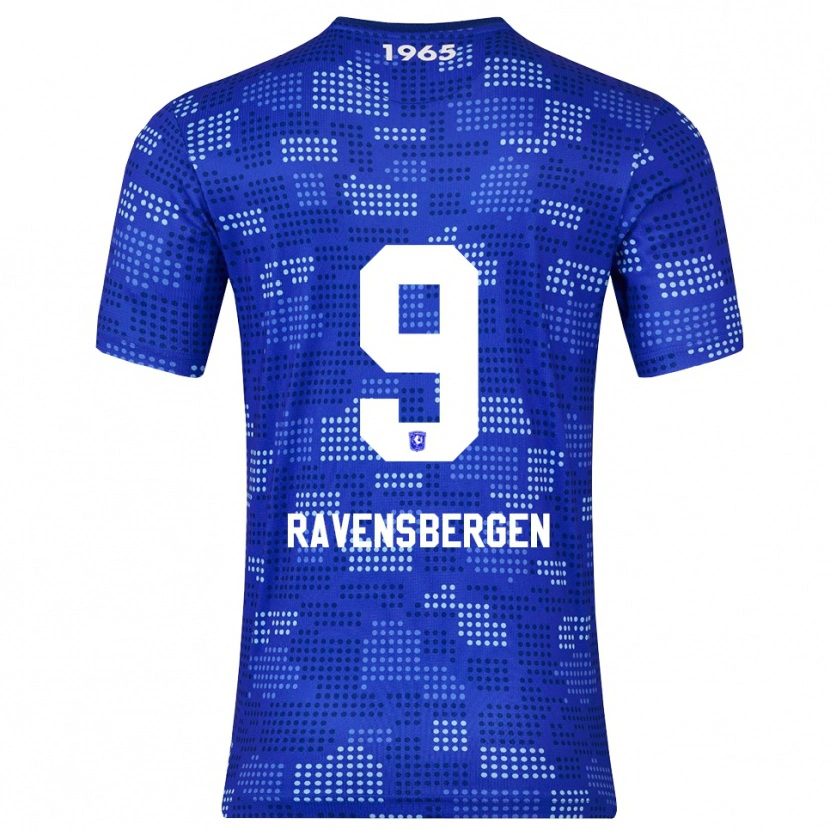 Danxen Kinder Jaimy Ravensbergen #9 Blau Himmelblau Auswärtstrikot Trikot 2025/26 T-Shirt Schweiz