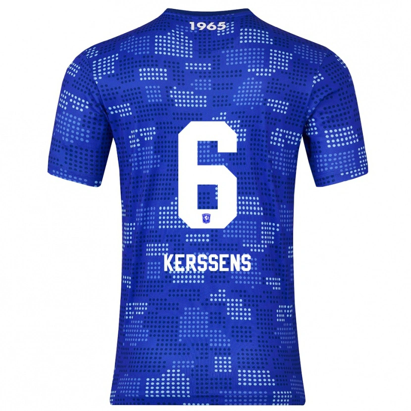 Danxen Kinder Tom Kerssens #6 Blau Himmelblau Auswärtstrikot Trikot 2025/26 T-Shirt Schweiz