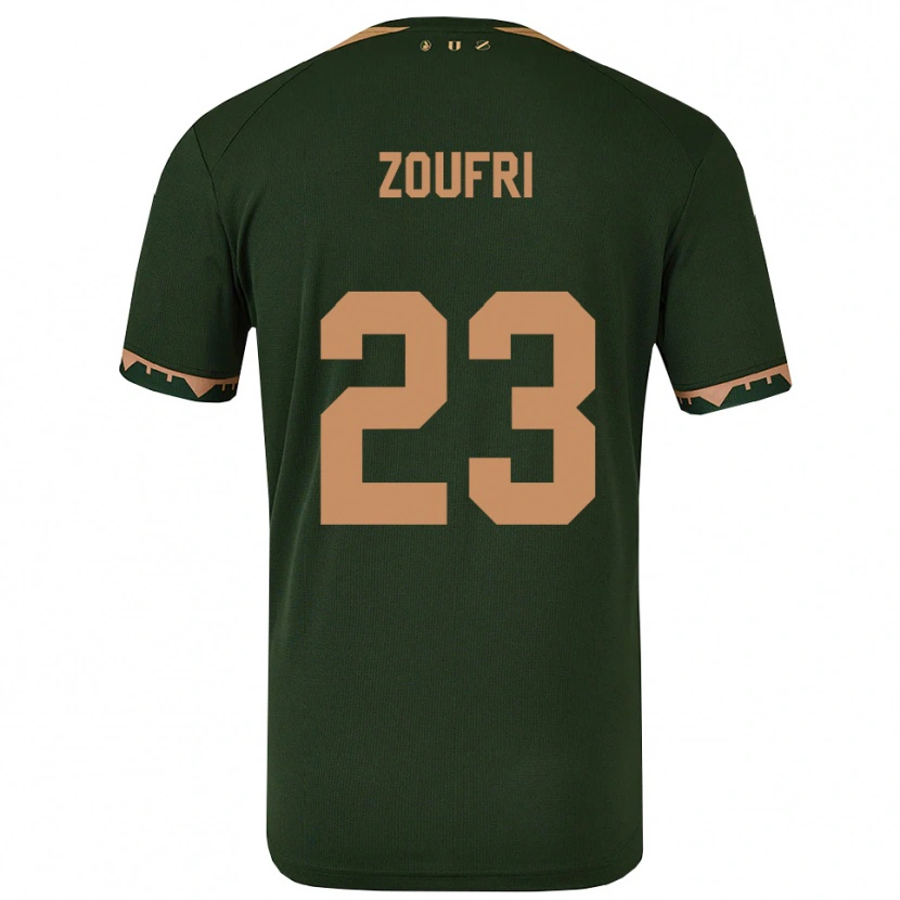 Danxen Kinder Rayen Zoufri #23 Grün Gold Auswärtstrikot Trikot 2025/26 T-Shirt Schweiz