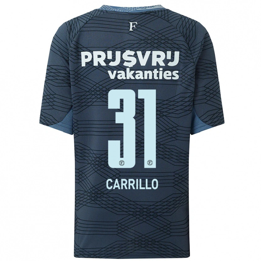 Danxen Kinder Stéphano Carrillo #31 Schwarz Grau Auswärtstrikot Trikot 2025/26 T-Shirt Schweiz