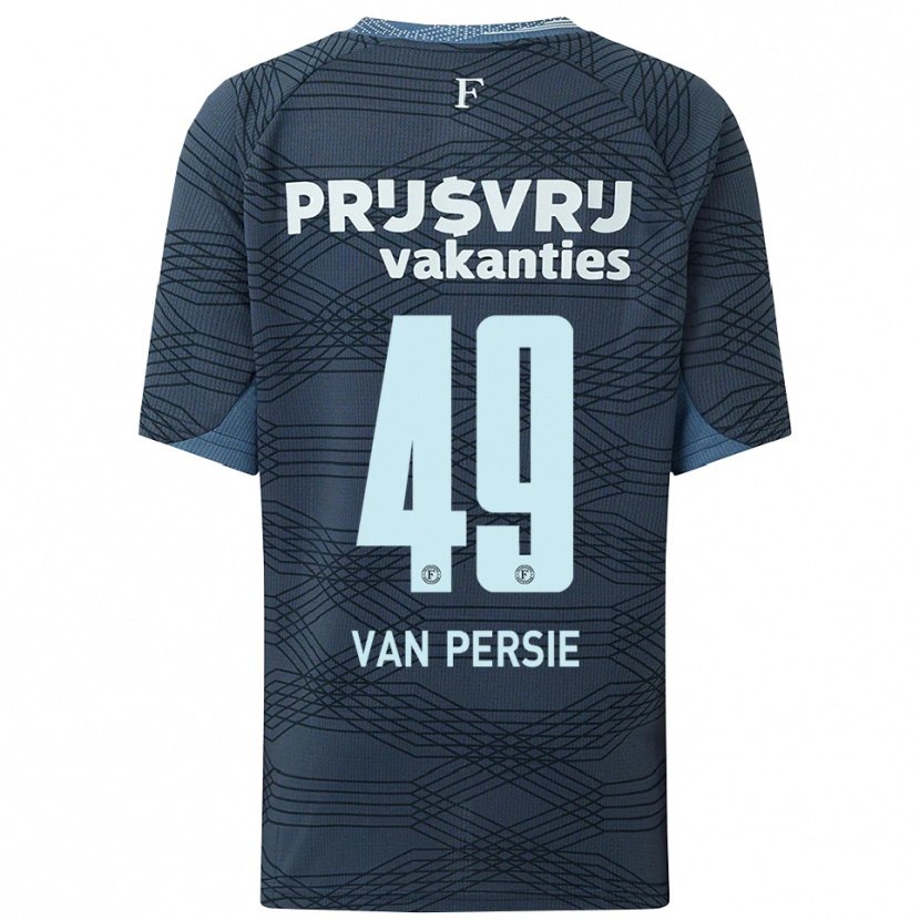 Danxen Kinder Shaqueel Van Persie #49 Schwarz Grau Auswärtstrikot Trikot 2025/26 T-Shirt Schweiz