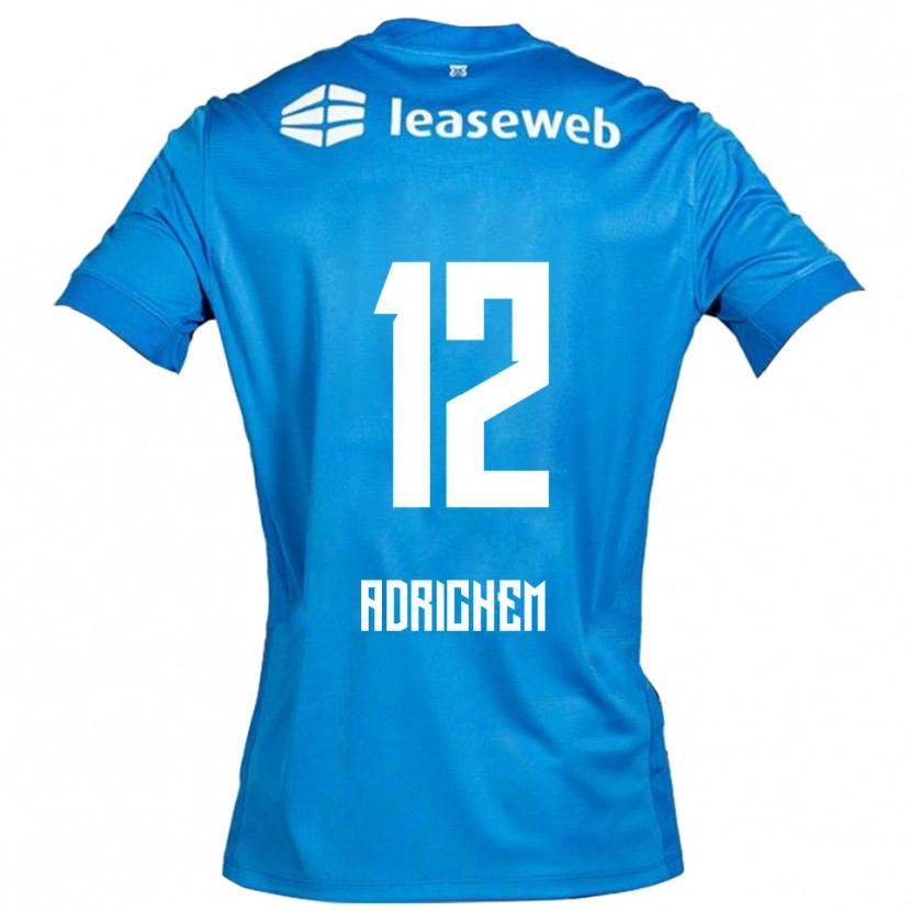 Danxen Kinder Mees Adrichem #12 Blau Weiß Auswärtstrikot Trikot 2025/26 T-Shirt Schweiz
