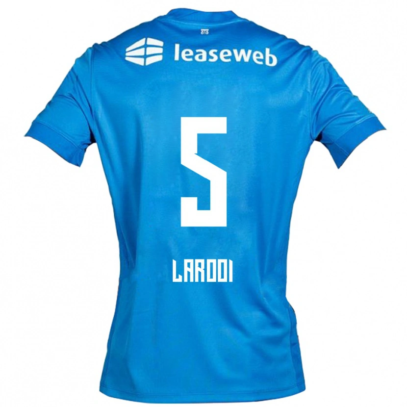 Danxen Kinder Finn Larooi #5 Blau Weiß Auswärtstrikot Trikot 2025/26 T-Shirt Schweiz