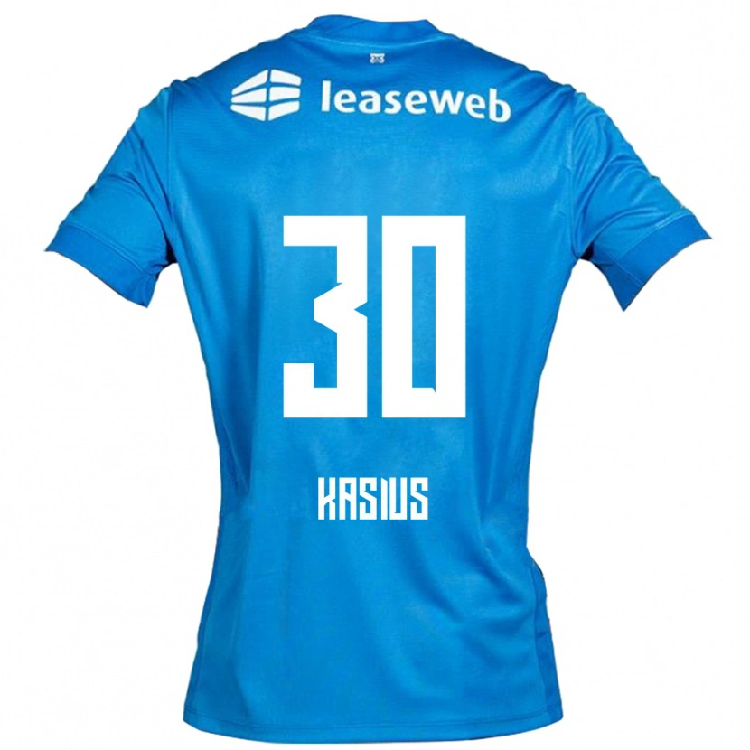 Danxen Kinder Denso Kasius #30 Blau Weiß Auswärtstrikot Trikot 2025/26 T-Shirt Schweiz