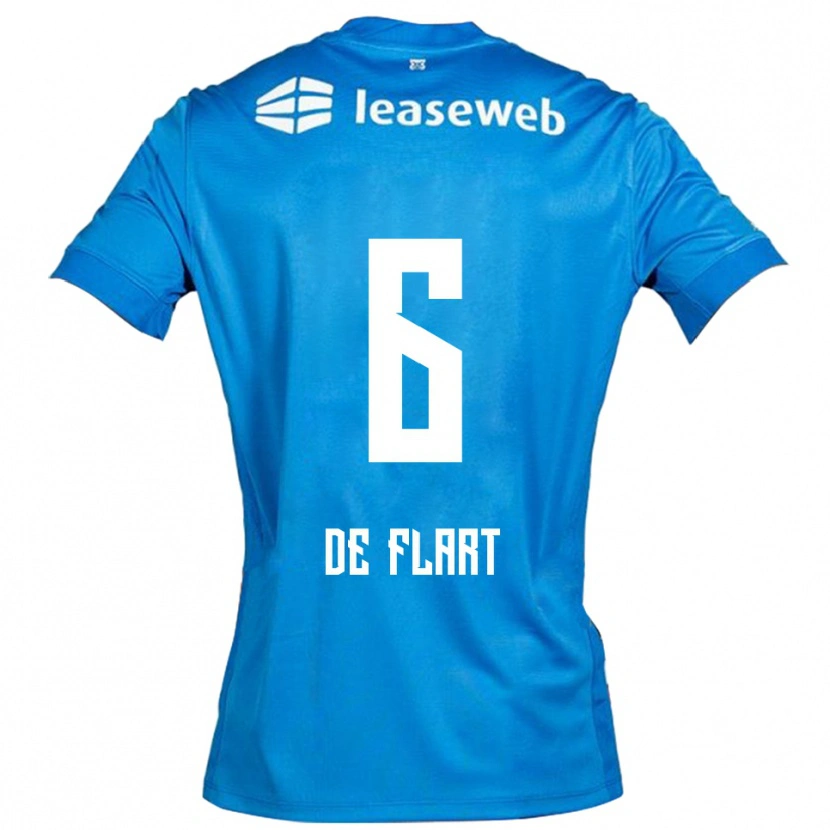 Danxen Kinder Onne De Flart #6 Blau Weiß Auswärtstrikot Trikot 2025/26 T-Shirt Schweiz