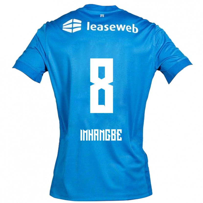 Danxen Kinder Amani Imhangbe #8 Blau Weiß Auswärtstrikot Trikot 2025/26 T-Shirt Schweiz