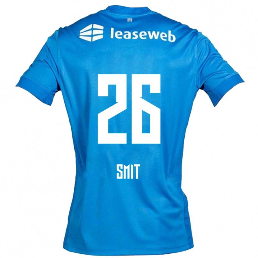 Danxen Kinder Kees Smit #26 Blau Weiß Auswärtstrikot Trikot 2025/26 T-Shirt Schweiz