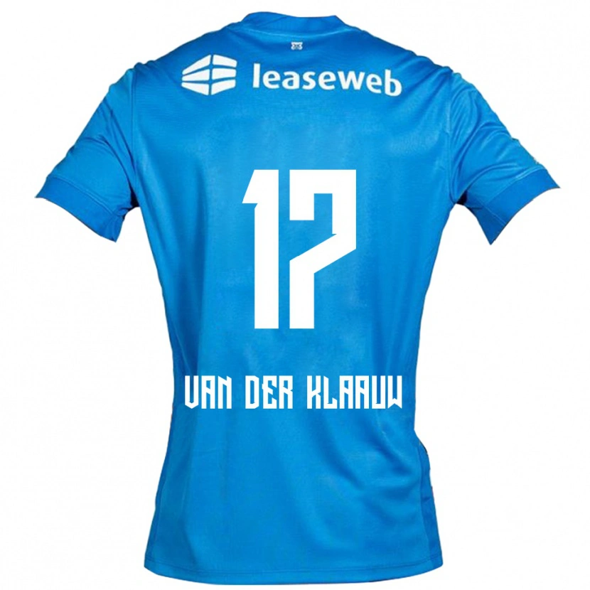 Danxen Kinder Deacon Van Der Klaauw #17 Blau Weiß Auswärtstrikot Trikot 2025/26 T-Shirt Schweiz