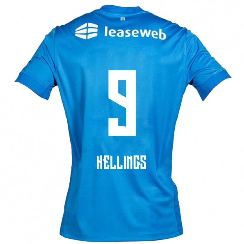 Danxen Kinder Chavarello Hellings #9 Blau Weiß Auswärtstrikot Trikot 2025/26 T-Shirt Schweiz