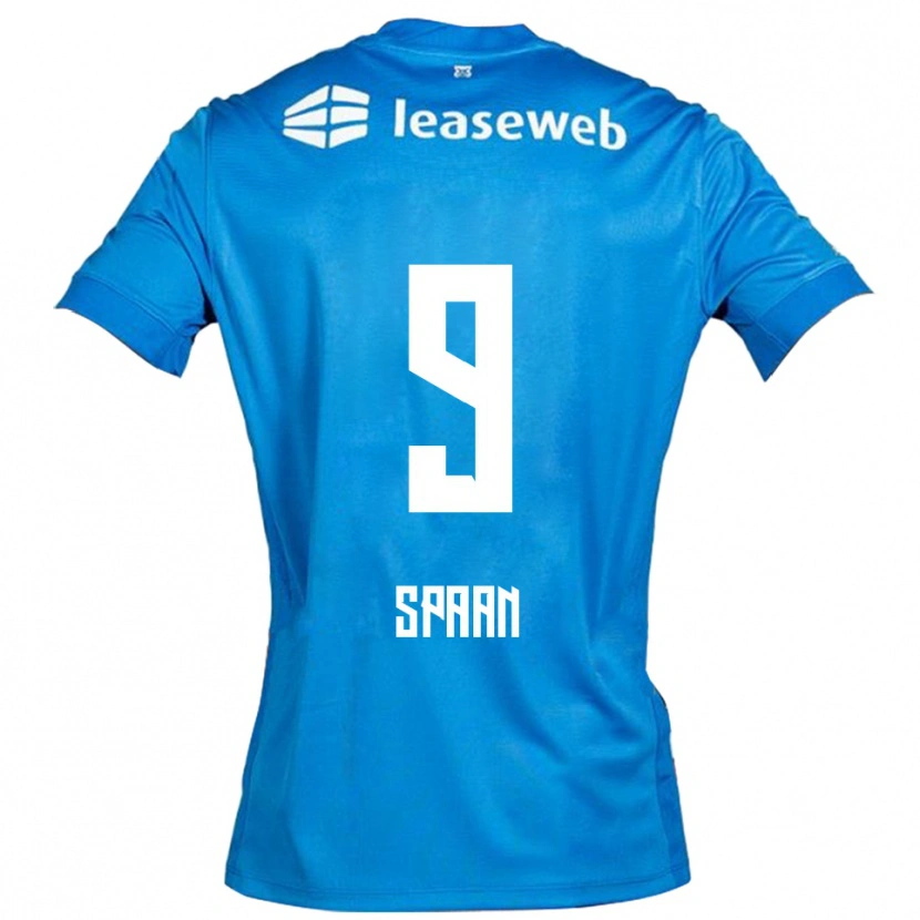 Danxen Kinder Floor Spaan #9 Blau Weiß Auswärtstrikot Trikot 2025/26 T-Shirt Schweiz