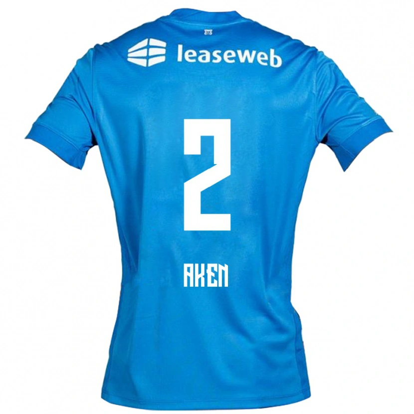 Danxen Kinder Latrell Aken #2 Blau Weiß Auswärtstrikot Trikot 2025/26 T-Shirt Schweiz