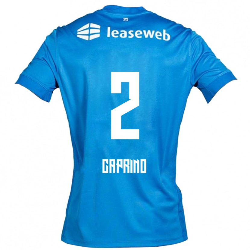 Danxen Kinder Ginia Caprino #2 Blau Weiß Auswärtstrikot Trikot 2025/26 T-Shirt Schweiz