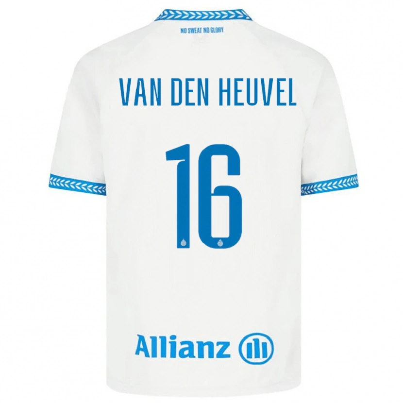 Danxen Kinder Dani Van Den Heuvel #16 Blau Weiß Auswärtstrikot Trikot 2025/26 T-Shirt Schweiz