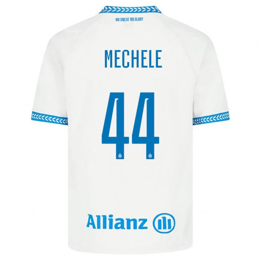 Danxen Kinder Brandon Mechele #44 Blau Weiß Auswärtstrikot Trikot 2025/26 T-Shirt Schweiz
