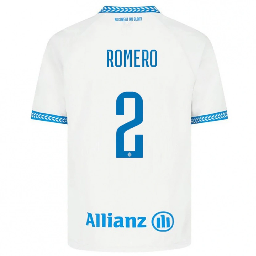 Danxen Kinder Zaid Romero #2 Blau Weiß Auswärtstrikot Trikot 2025/26 T-Shirt Schweiz