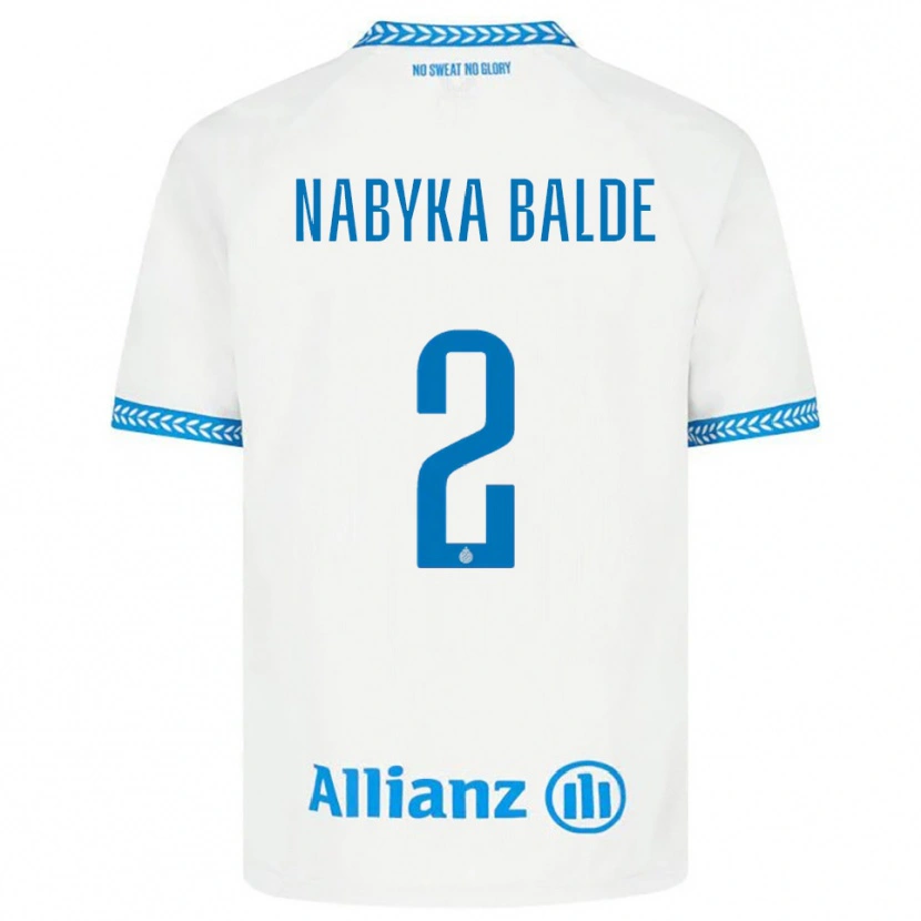Danxen Kinder Mamadou Balde #2 Blau Weiß Auswärtstrikot Trikot 2025/26 T-Shirt Schweiz