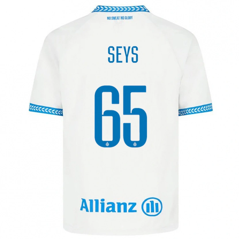 Danxen Kinder Joaquin Seys #65 Blau Weiß Auswärtstrikot Trikot 2025/26 T-Shirt Schweiz