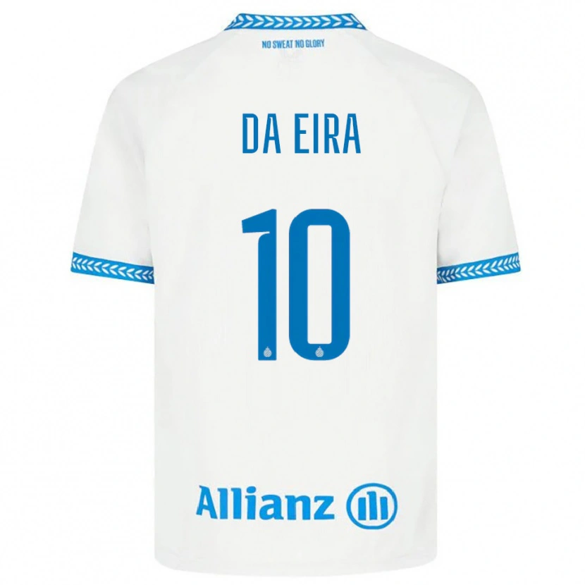 Danxen Kinder Stefanie Da Eira #10 Blau Weiß Auswärtstrikot Trikot 2025/26 T-Shirt Schweiz