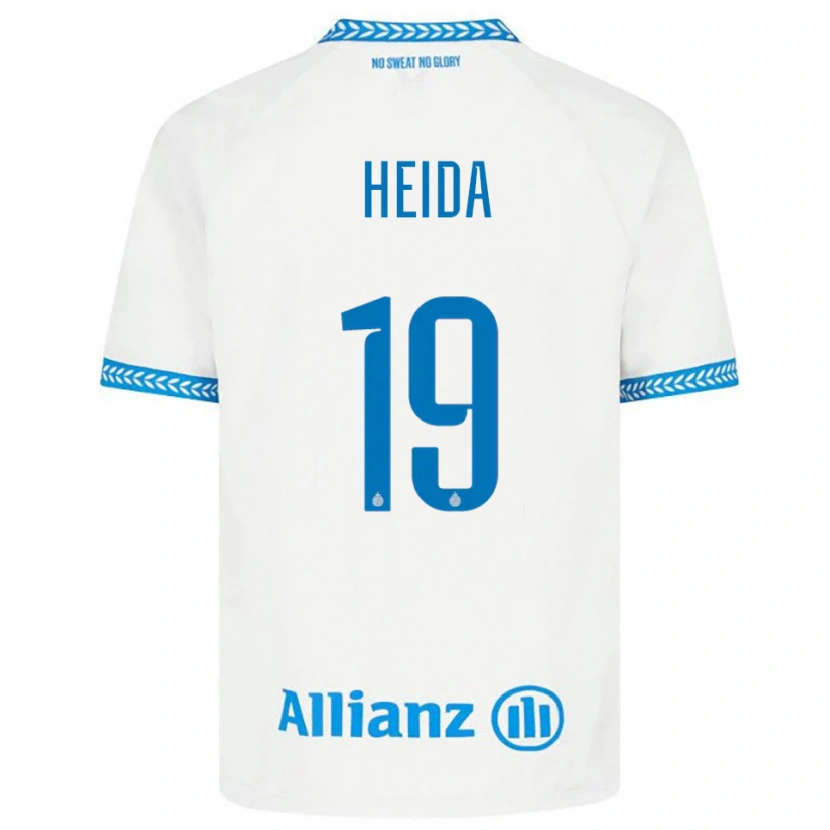 Danxen Kinder Jade Heida #19 Blau Weiß Auswärtstrikot Trikot 2025/26 T-Shirt Schweiz