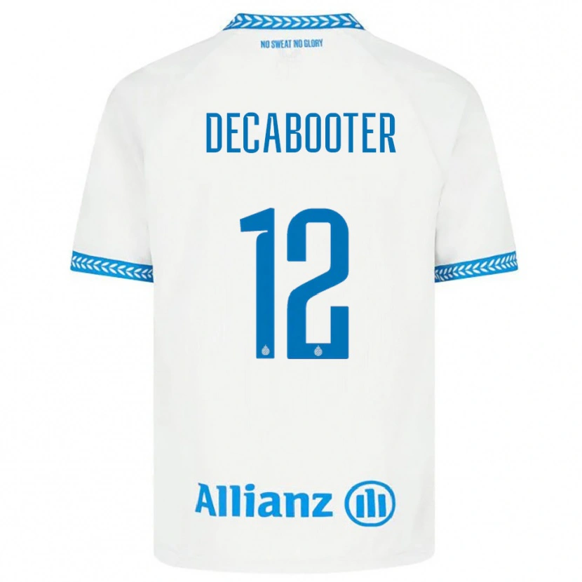Danxen Kinder Marith Decabooter #12 Blau Weiß Auswärtstrikot Trikot 2025/26 T-Shirt Schweiz