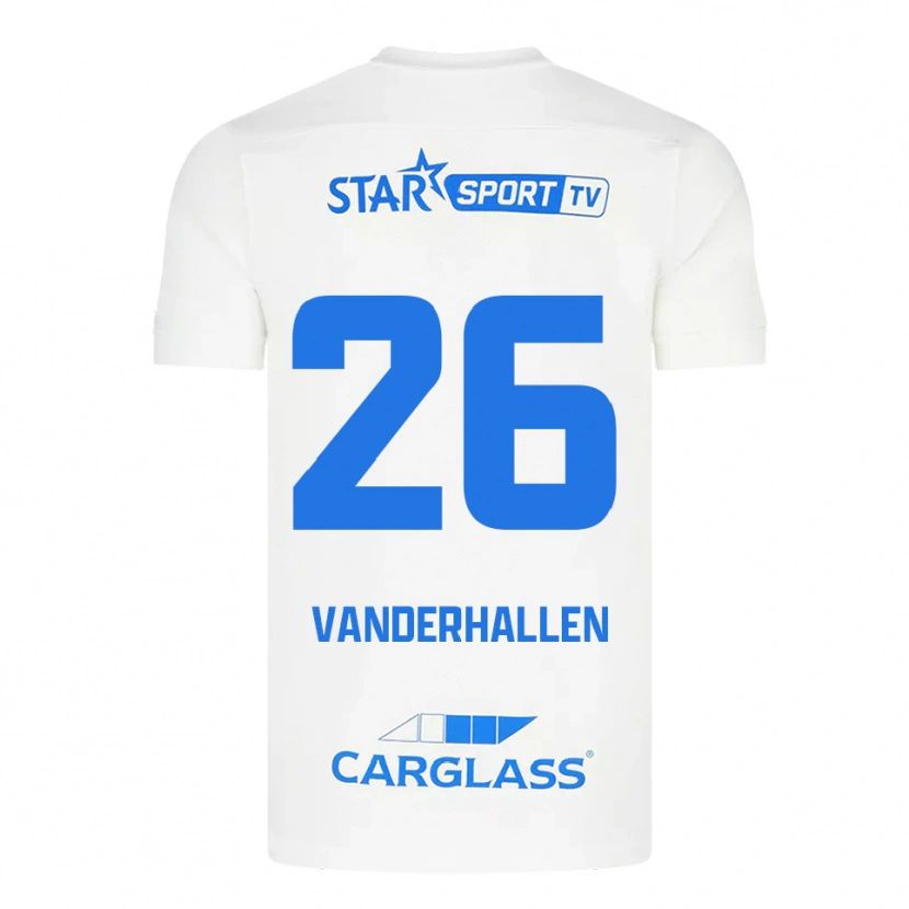 Danxen Kinder Yari Vanderhallen #26 Weiß Blau Auswärtstrikot Trikot 2025/26 T-Shirt Schweiz