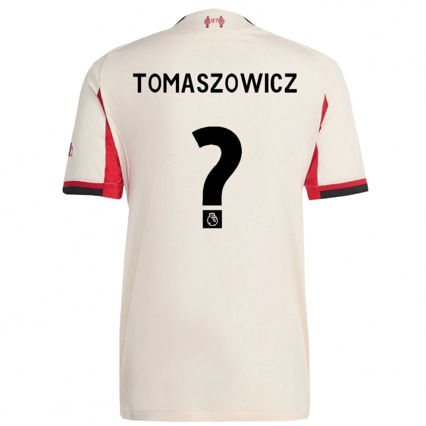 Danxen Kinder Aiden Tomaszowicz #0 Weiß Schwarz Auswärtstrikot Trikot 2025/26 T-Shirt Schweiz