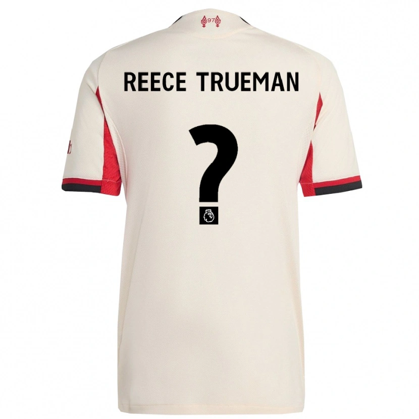 Danxen Kinder Reece Trueman #0 Weiß Schwarz Auswärtstrikot Trikot 2025/26 T-Shirt Schweiz