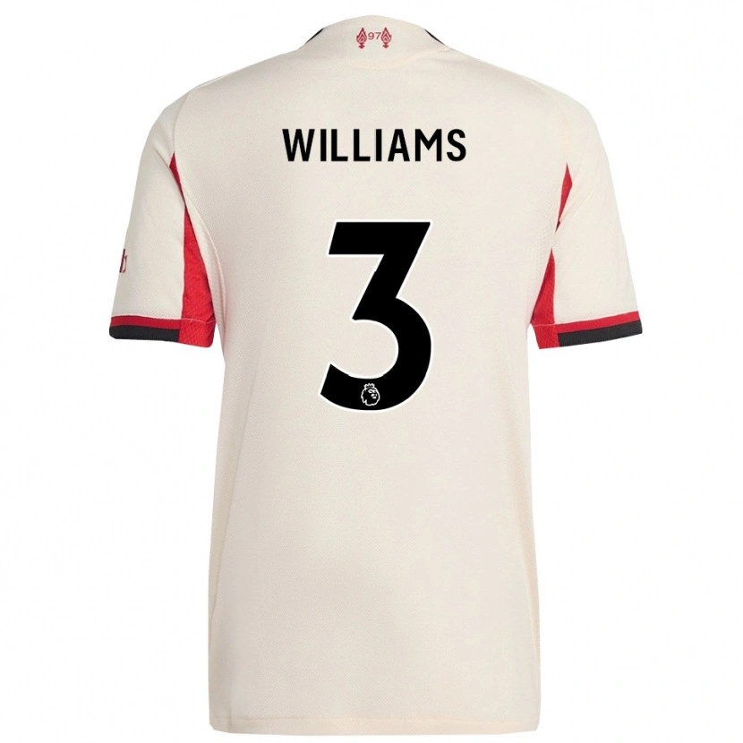 Danxen Kinder Cameron Williams #3 Weiß Schwarz Auswärtstrikot Trikot 2025/26 T-Shirt Schweiz