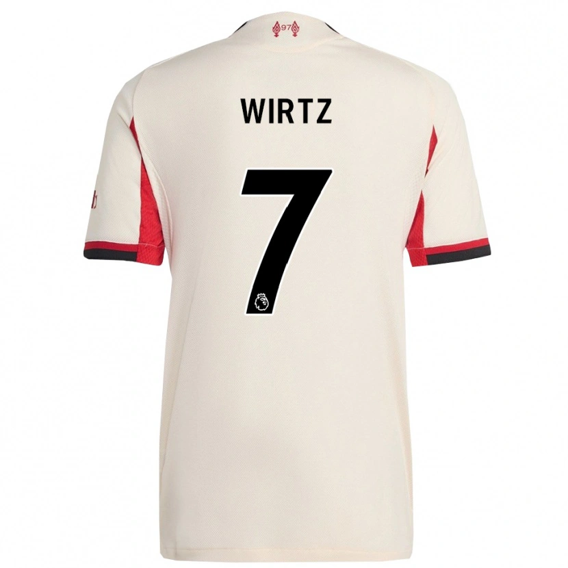 Danxen Kinder Florian Wirtz #7 Weiß Schwarz Auswärtstrikot Trikot 2025/26 T-Shirt Schweiz