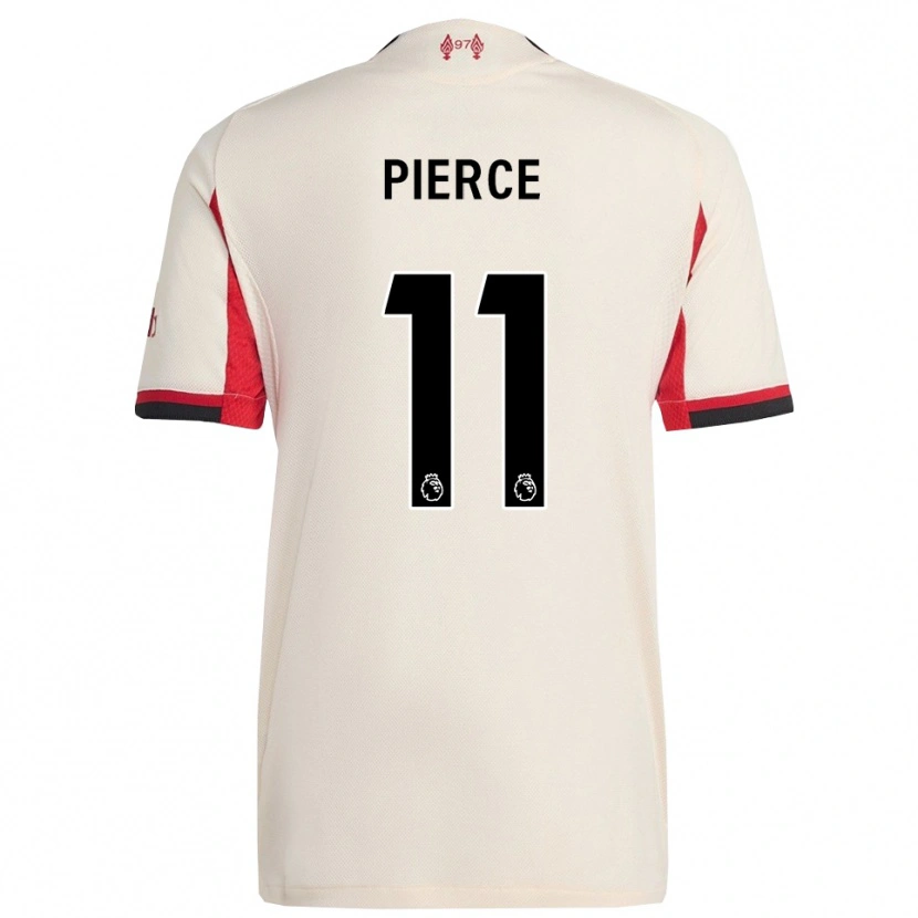 Danxen Kinder Alfie Pierce #11 Weiß Schwarz Auswärtstrikot Trikot 2025/26 T-Shirt Schweiz