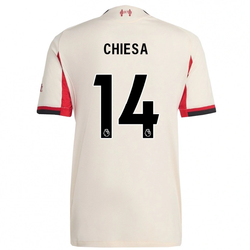Danxen Kinder Federico Chiesa #14 Weiß Schwarz Auswärtstrikot Trikot 2025/26 T-Shirt Schweiz