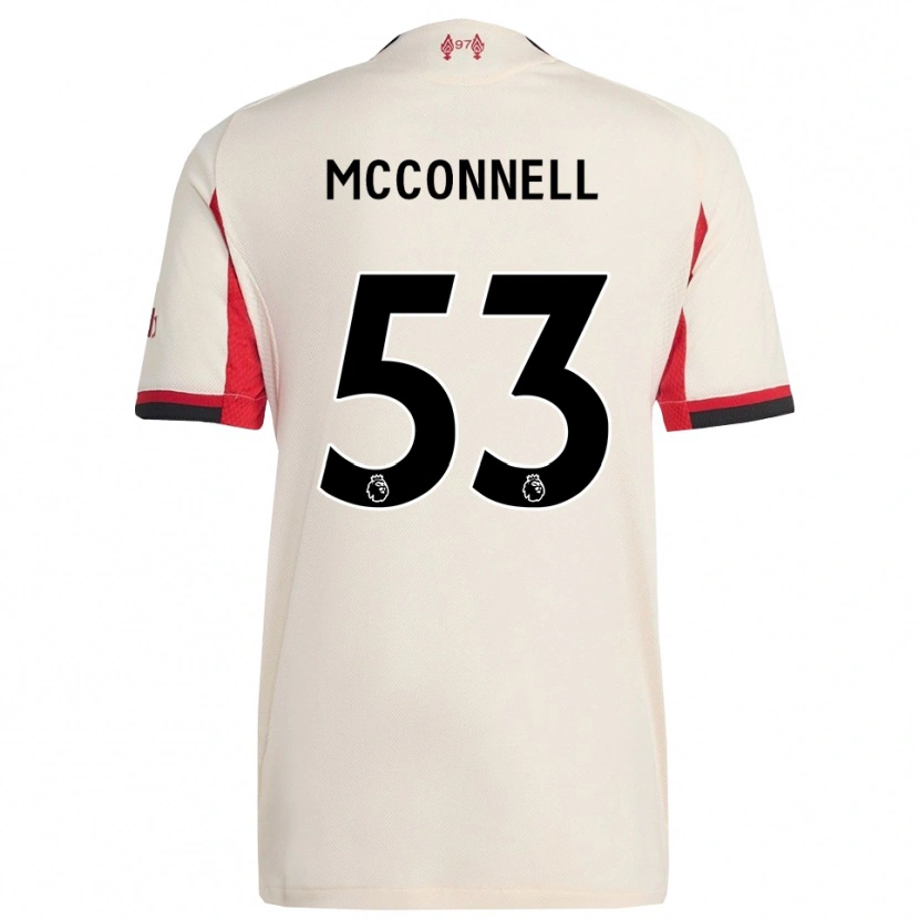 Danxen Kinder James Mcconnell #53 Weiß Schwarz Auswärtstrikot Trikot 2025/26 T-Shirt Schweiz
