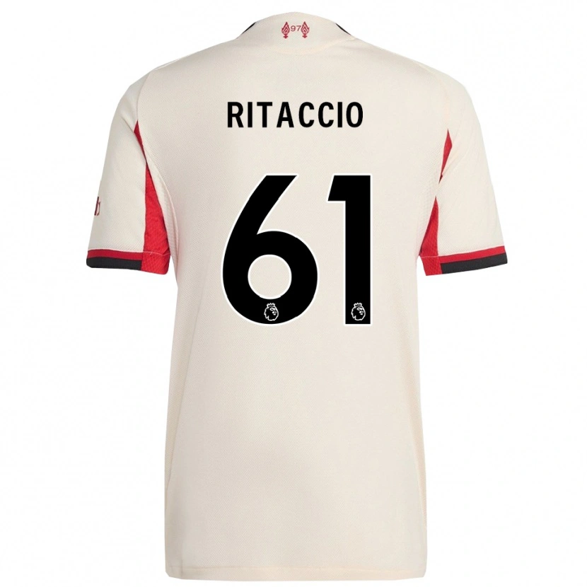 Danxen Kinder Matteo Ritaccio #61 Weiß Schwarz Auswärtstrikot Trikot 2025/26 T-Shirt Schweiz