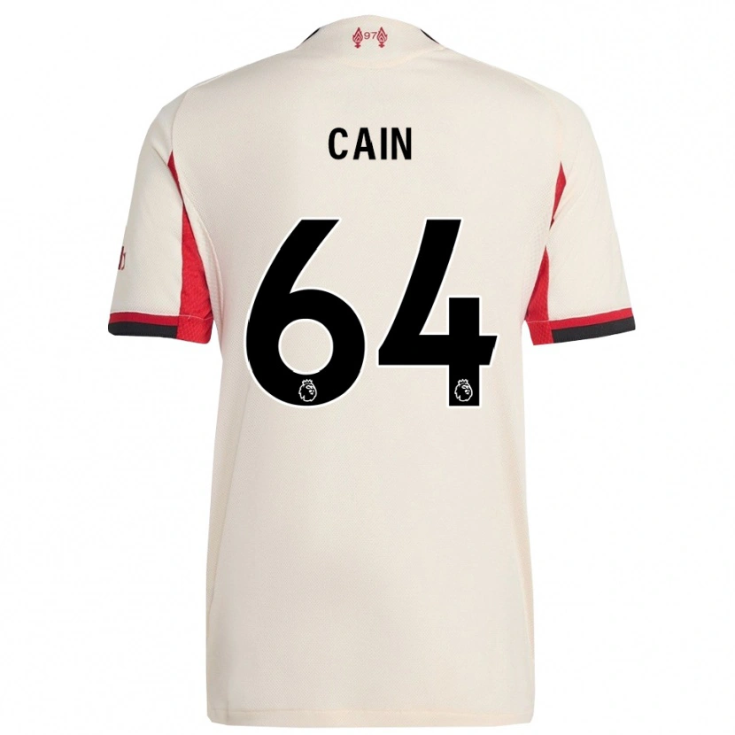 Danxen Kinder Jake Cain #64 Weiß Schwarz Auswärtstrikot Trikot 2025/26 T-Shirt Schweiz