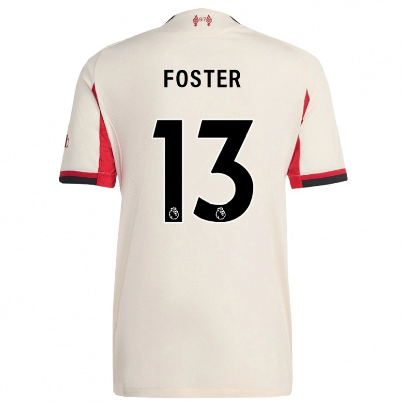 Danxen Kinder Rylee Foster #13 Weiß Schwarz Auswärtstrikot Trikot 2025/26 T-Shirt Schweiz