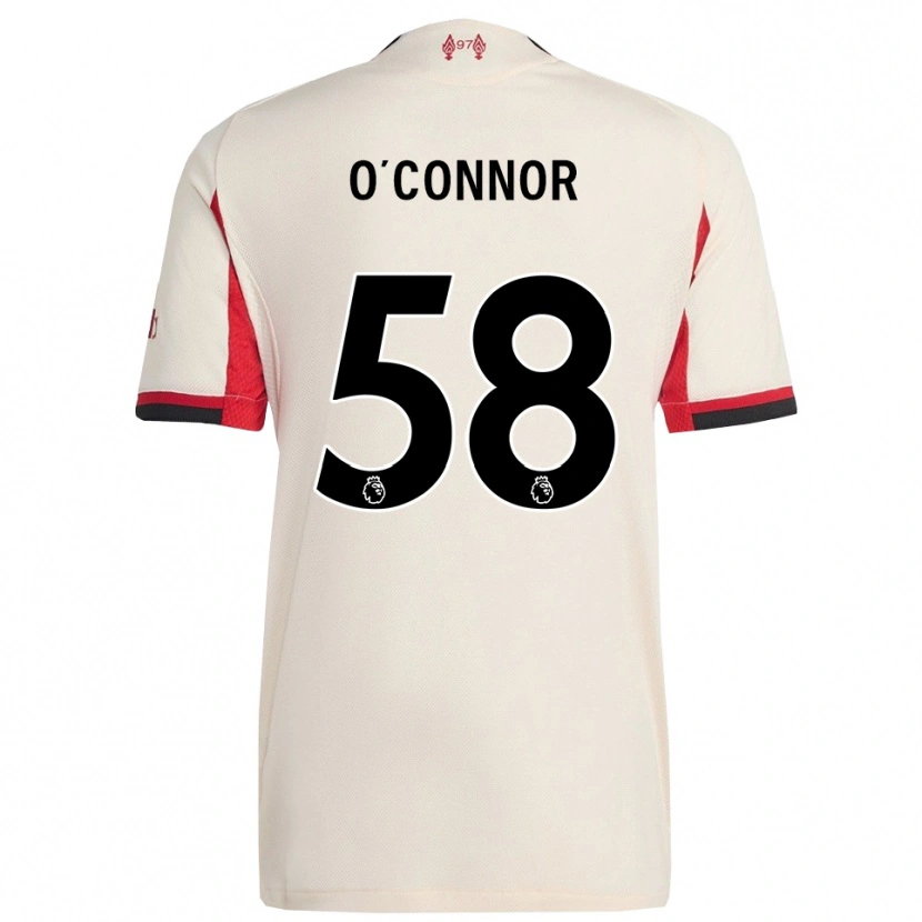 Danxen Kinder Oliver O'connor #58 Weiß Schwarz Auswärtstrikot Trikot 2025/26 T-Shirt Schweiz