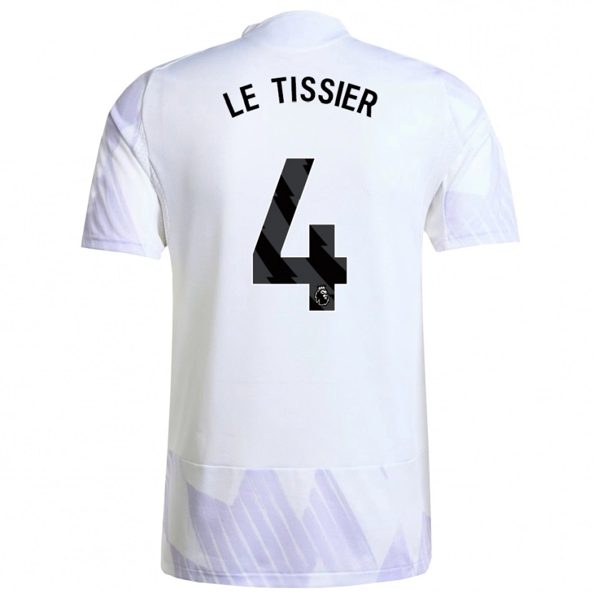 Danxen Kinder Maya Le Tissier #4 Weiß Lila Lila Auswärtstrikot Trikot 2025/26 T-Shirt Schweiz