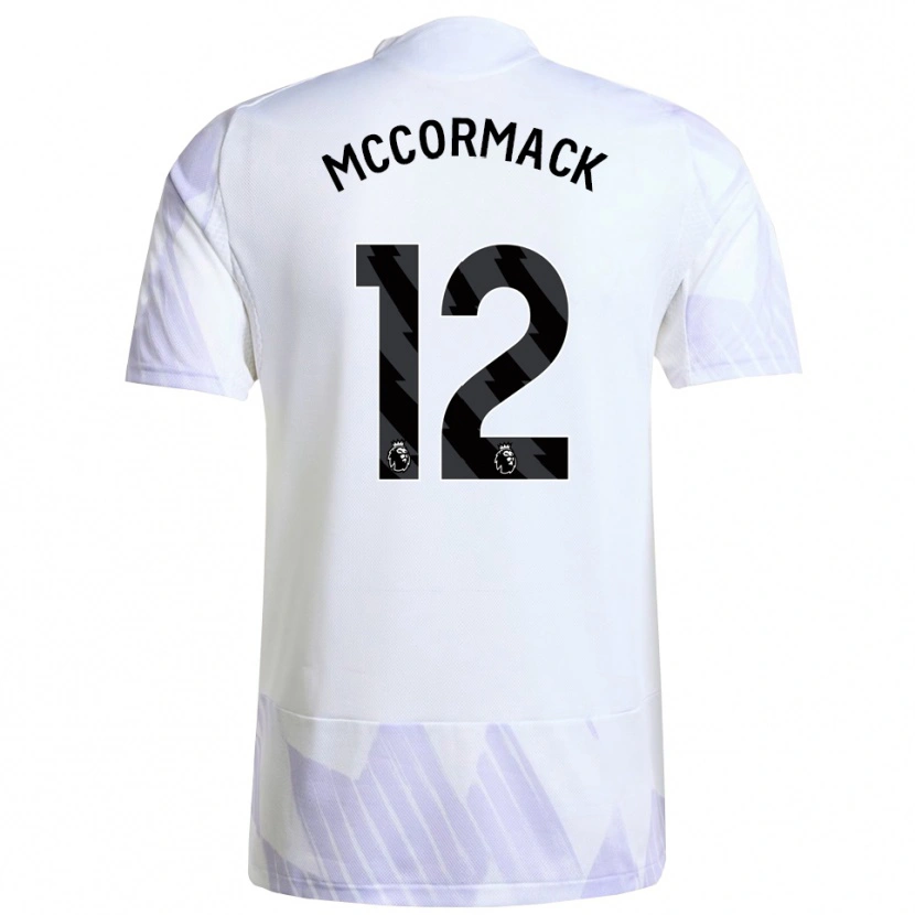 Danxen Kinder Rafe Mccormack #12 Weiß Lila Lila Auswärtstrikot Trikot 2025/26 T-Shirt Schweiz