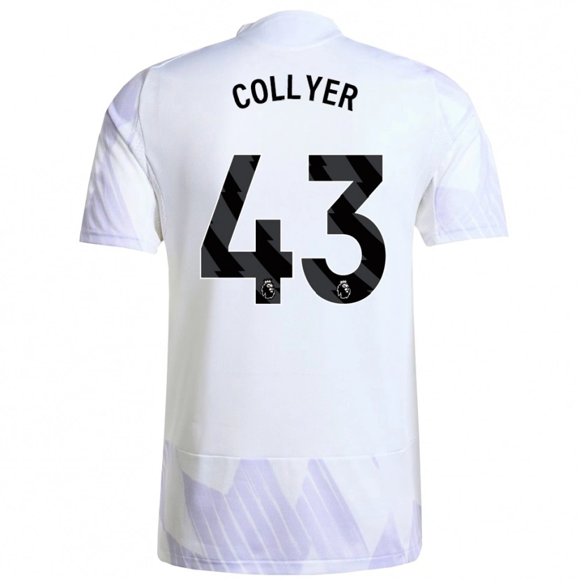 Danxen Kinder Toby Collyer #43 Weiß Lila Lila Auswärtstrikot Trikot 2025/26 T-Shirt Schweiz