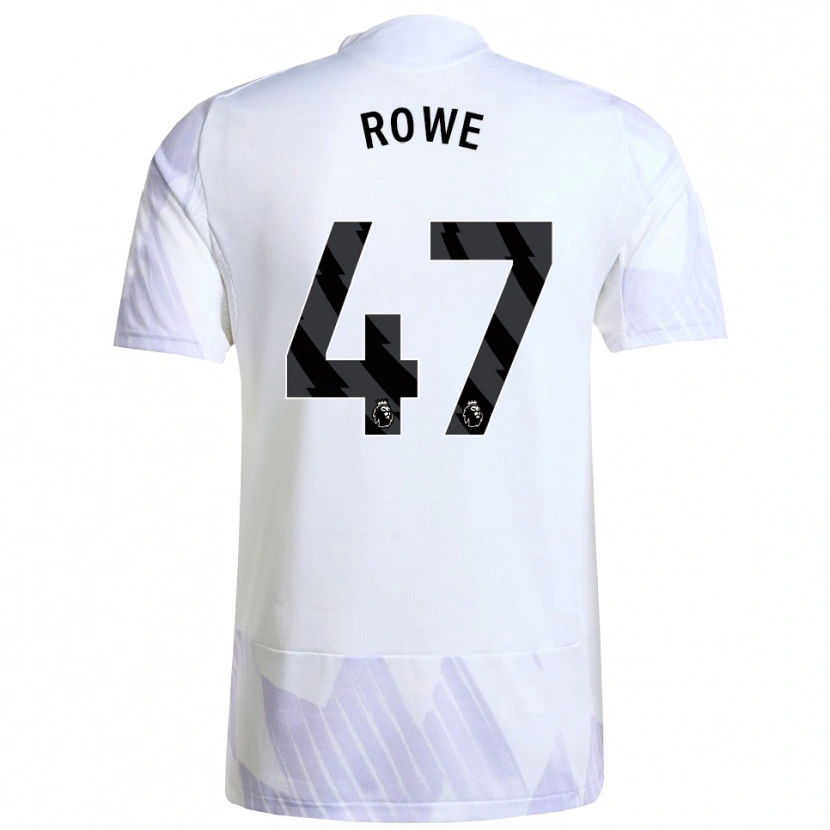 Danxen Kinder Tommy Rowe #47 Weiß Lila Lila Auswärtstrikot Trikot 2025/26 T-Shirt Schweiz