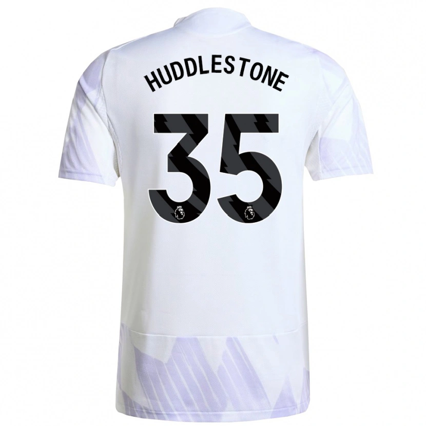 Danxen Kinder Tom Huddlestone #35 Weiß Lila Lila Auswärtstrikot Trikot 2025/26 T-Shirt Schweiz