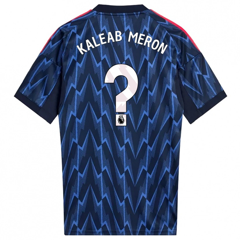 Danxen Kinder Kaleab Meron #0 Marine Rot Auswärtstrikot Trikot 2025/26 T-Shirt Schweiz