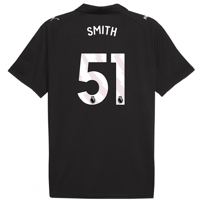 Danxen Kinder Isaac Smith #51 Schwarz Weiß Auswärtstrikot Trikot 2025/26 T-Shirt Schweiz