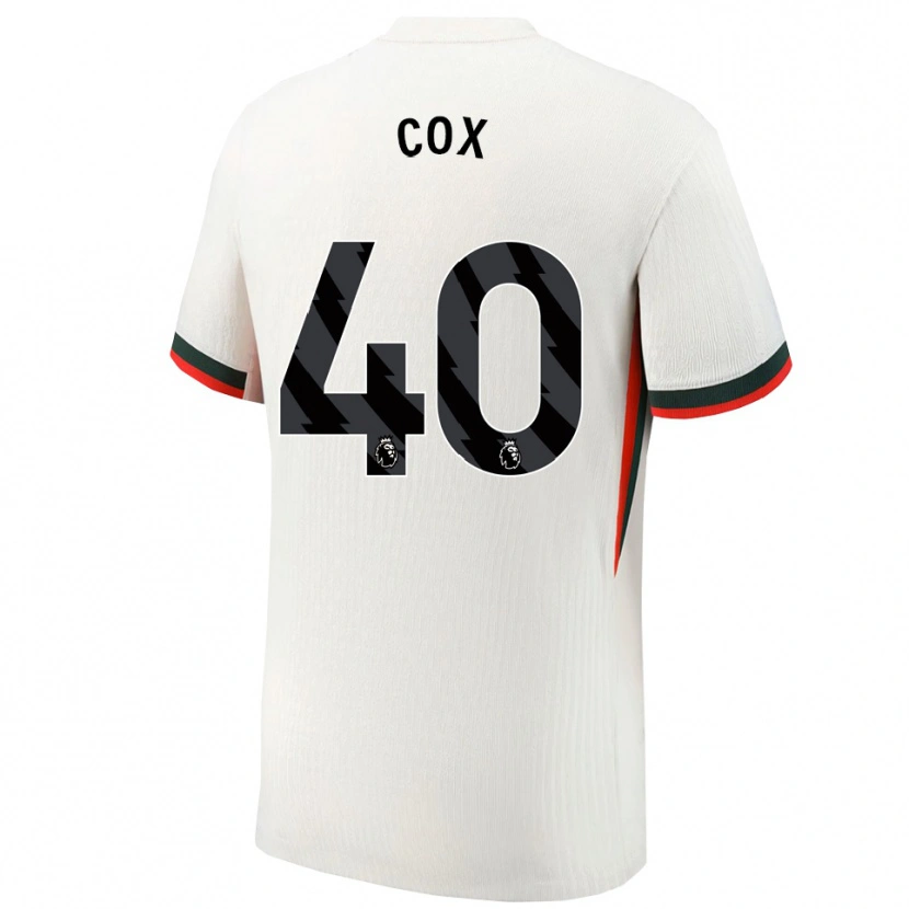 Danxen Kinder Katie Cox #40 Weiß Grün Auswärtstrikot Trikot 2025/26 T-Shirt Schweiz