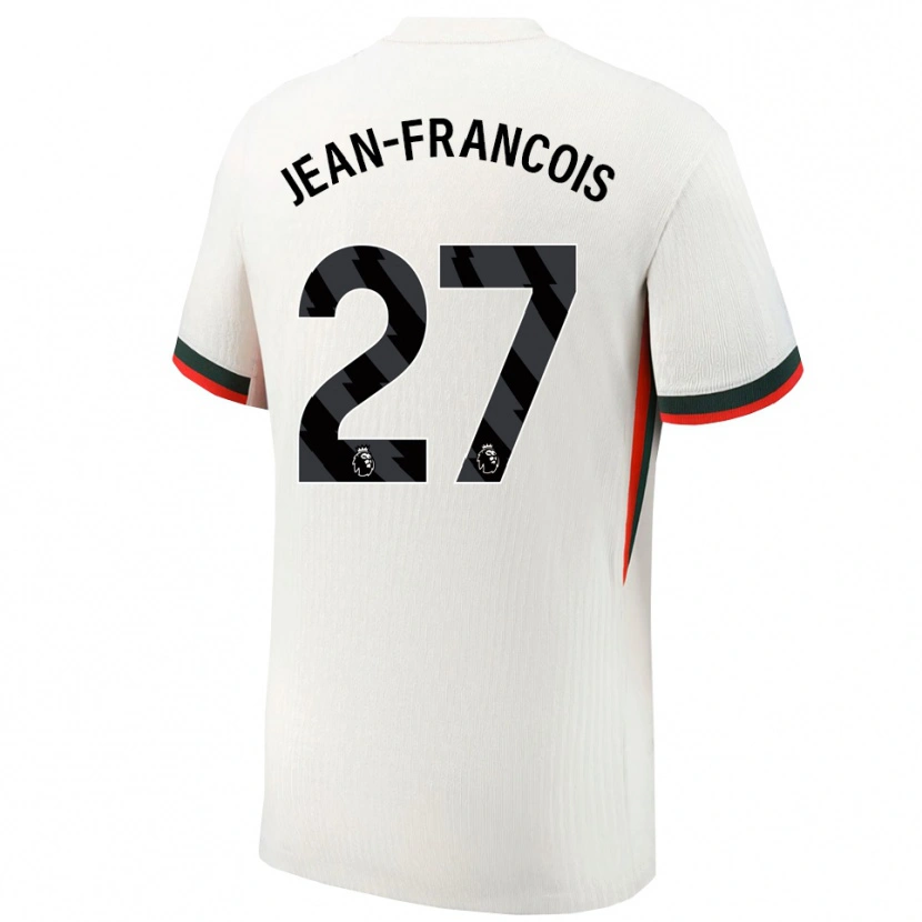 Danxen Kinder Oriane Jean-Francois #27 Weiß Grün Auswärtstrikot Trikot 2025/26 T-Shirt Schweiz