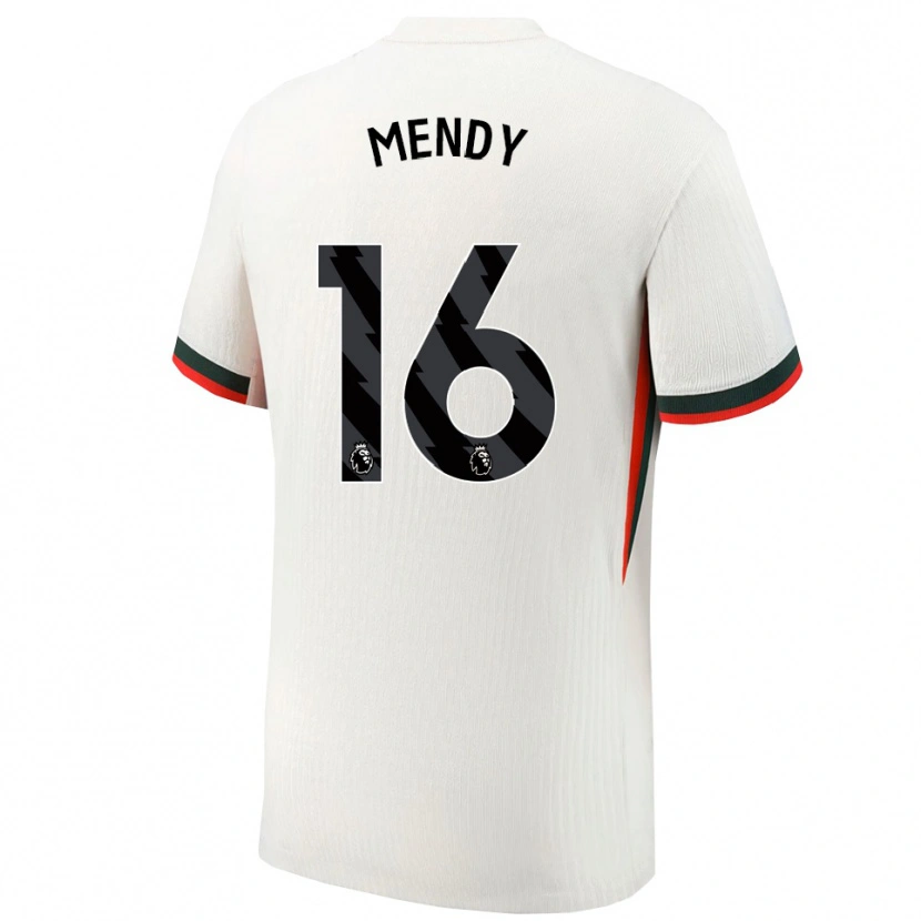 Danxen Kinder Edouard Mendy #16 Weiß Grün Auswärtstrikot Trikot 2025/26 T-Shirt Schweiz